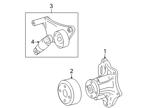 2008 Toyota RAV4 Water Pump Diagram