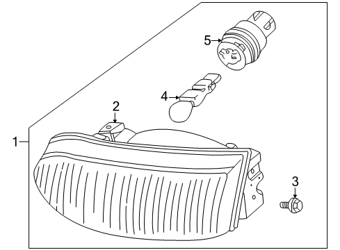 2001 Toyota Corolla Bulbs Diagram