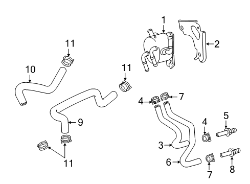 2017 Toyota Avalon Trans Oil Cooler Diagram