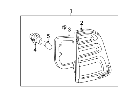 2005 Toyota Land Cruiser Tail Lamps Diagram