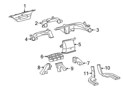 2015 Scion xB Ducts Diagram