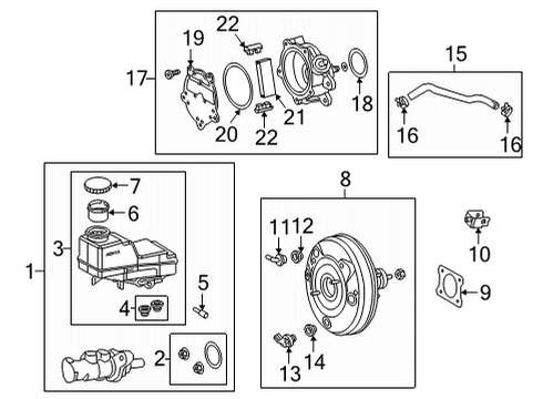 2022 Toyota C-HR Dash Panel Components Diagram 1 - Thumbnail