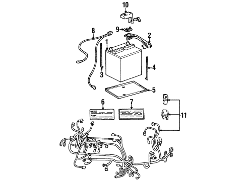 1996 Toyota Paseo Battery Diagram