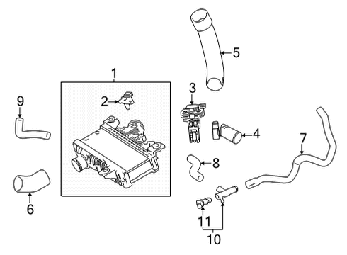 2022 Toyota Mirai Intercooler Diagram