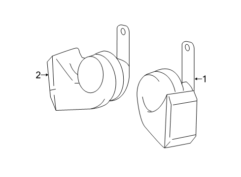2022 Toyota Tacoma Horn Diagram