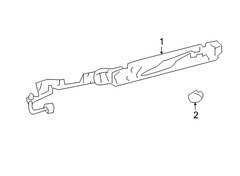 2005 Toyota Solara High Mount Lamps Diagram 1 - Thumbnail