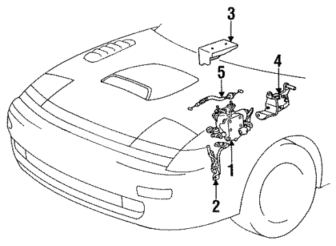 1993 Toyota Celica Cruise Control System Diagram