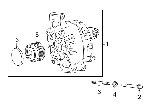 2023 Toyota RAV4 Prime Alternator Diagram