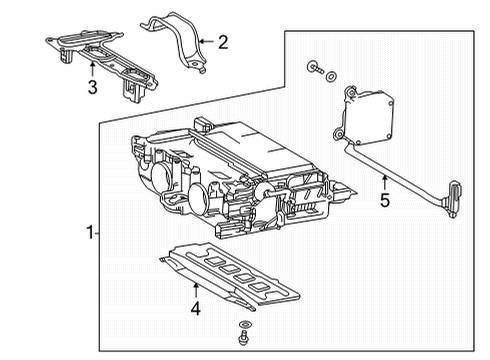 2020 Toyota Prius AWD-e Electrical Components Diagram 2 - Thumbnail