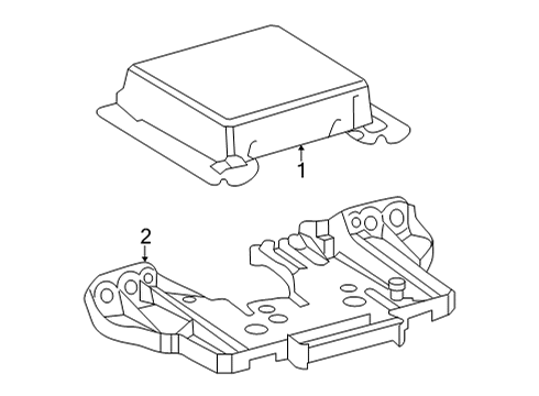 2022 Toyota Corolla Cross Navigation System Components Diagram