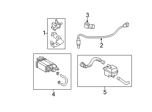 2007 Toyota Camry Emission Components Diagram 3 - Thumbnail