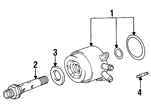 1998 Toyota Celica Oil Cooler Diagram