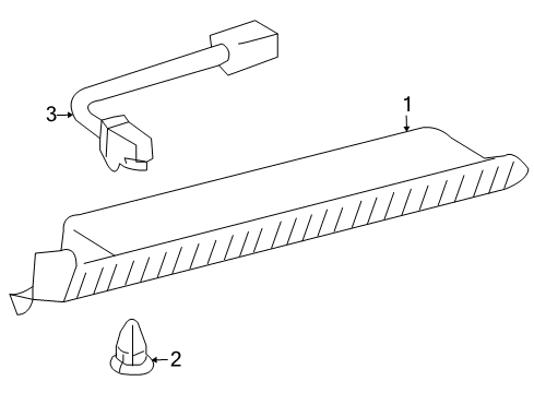 2010 Toyota RAV4 High Mount Lamps Diagram
