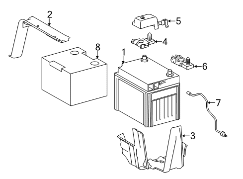 2017 Toyota Highlander Battery Diagram 1 - Thumbnail