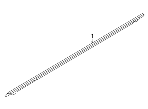 2022 Toyota GR86 Exterior Trim - Door Diagram