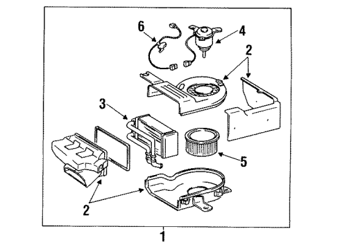 1992 Toyota Land Cruiser Control Valve Diagram for 87240-60070