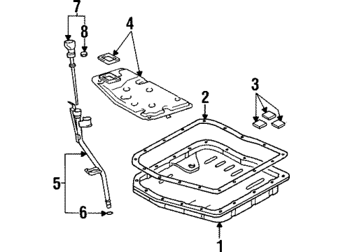 1999 Toyota Avalon Transaxle Parts Diagram