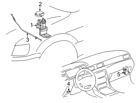 1997 Toyota Camry Cruise Control System Diagram