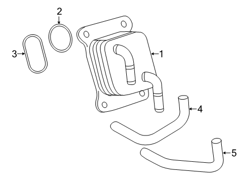 2022 Toyota Tacoma Oil Cooler Diagram