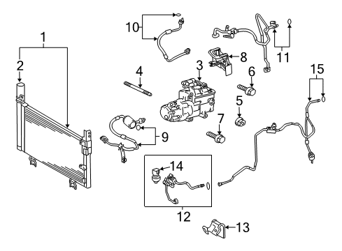Bolt(For Head To Camshaft Bearing Cap) Diagram for 90080-11414