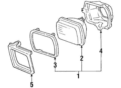 1989 Toyota 4Runner Comprehensive Lighting, Electrical & Control Systems Diagram 2 - Thumbnail