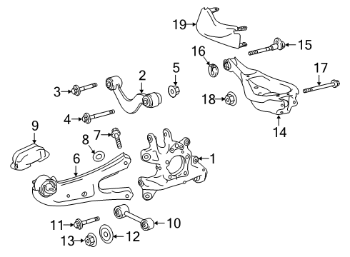 Bolt, With Washer Diagram for 90119-A0322