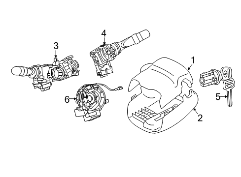2020 Toyota Sienna Ignition Lock Diagram