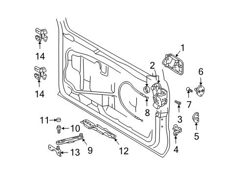 Screw, Hex Lobular Diagram for 90148-A0003