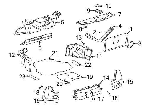 Cover Assembly, Spare Wheel Diagram for 64770-33040