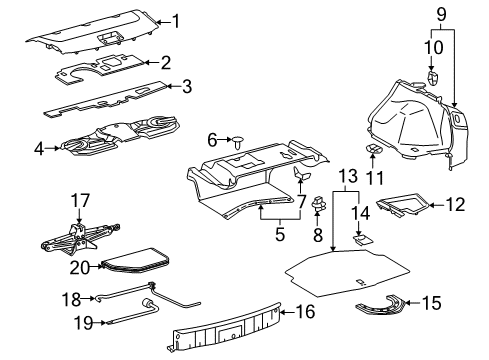 Bag, Tool Diagram for 09120-28020