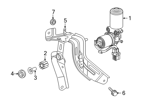 2023 Toyota RAV4 ABS Components Diagram 1 - Thumbnail