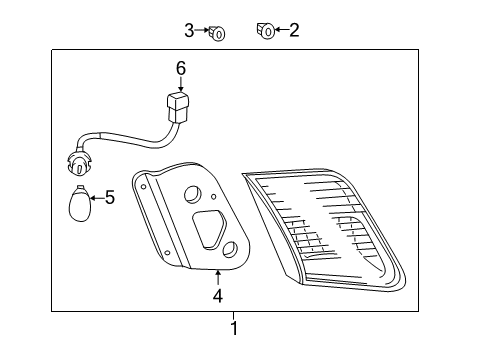 2010 Toyota Camry Backup Lamps Diagram 3 - Thumbnail