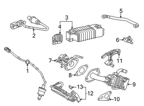 2022 Toyota Sienna Emission Components Diagram