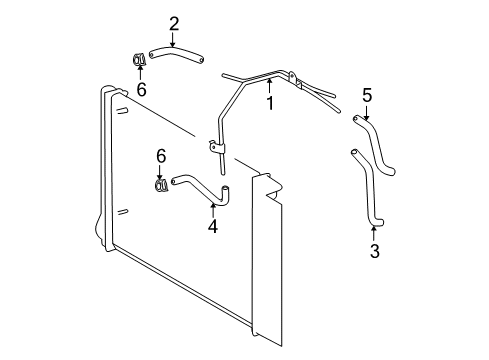 2010 Toyota Corolla Cooler Pipe Diagram for 32907-12160