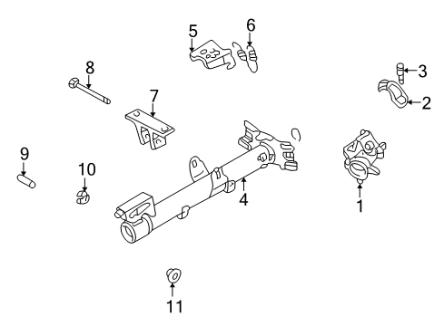 2003 Toyota MR2 Spyder Housing & Components Diagram