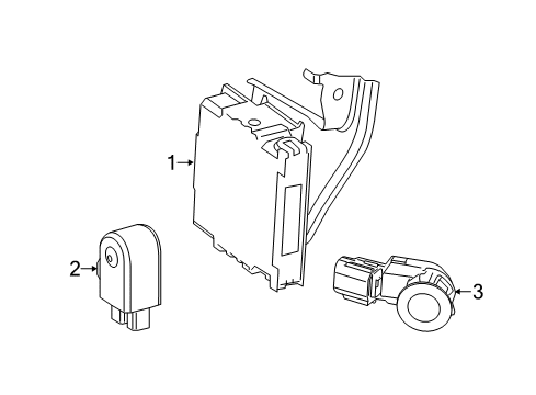 2015 Toyota RAV4 Parking Aid Diagram