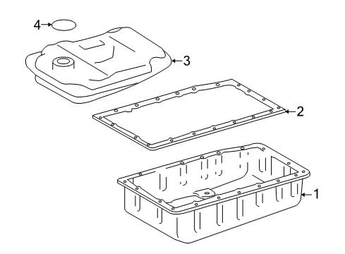 2011 Toyota Sequoia Strainer Assembly, Valve Body Oil Diagram for 35330-60060