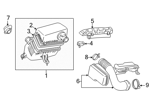 2005 Toyota Land Cruiser ECM Diagram for 89661-60C41