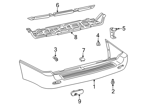 Bolt Diagram for 90109-08252