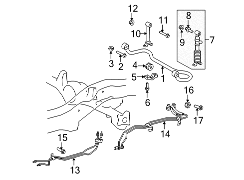 Bolt, Hexagon(For Upper Control Arm) Diagram for 90105-14027