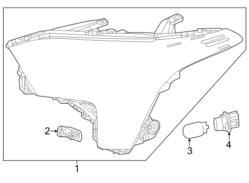 2023 Toyota Sequoia Bulbs Diagram