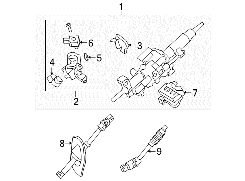 2013 Toyota Sequoia Ignition Lock, Electrical Diagram 3 - Thumbnail