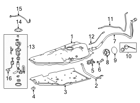 2014 Toyota Highlander Senders Diagram 1 - Thumbnail