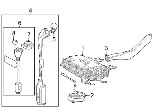 Plug Assembly, Cable EV Charger Diagram for G90G0-47100