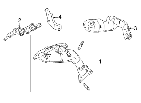2014 Toyota Tundra Exhaust Manifold Diagram 1 - Thumbnail