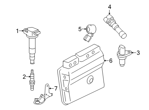 2018 Toyota C-HR Ignition System Diagram