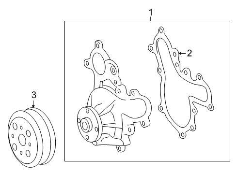 2009 Toyota Land Cruiser Water Pump Diagram