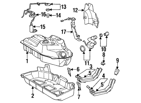 1991 Toyota Celica Fuel Supply Diagram