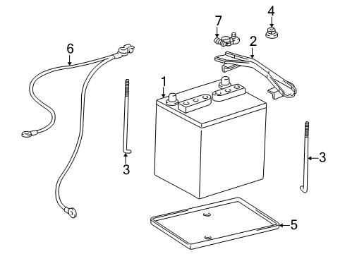2006 Scion xA Battery Diagram