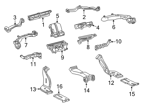 2020 Toyota Avalon Ducts Diagram